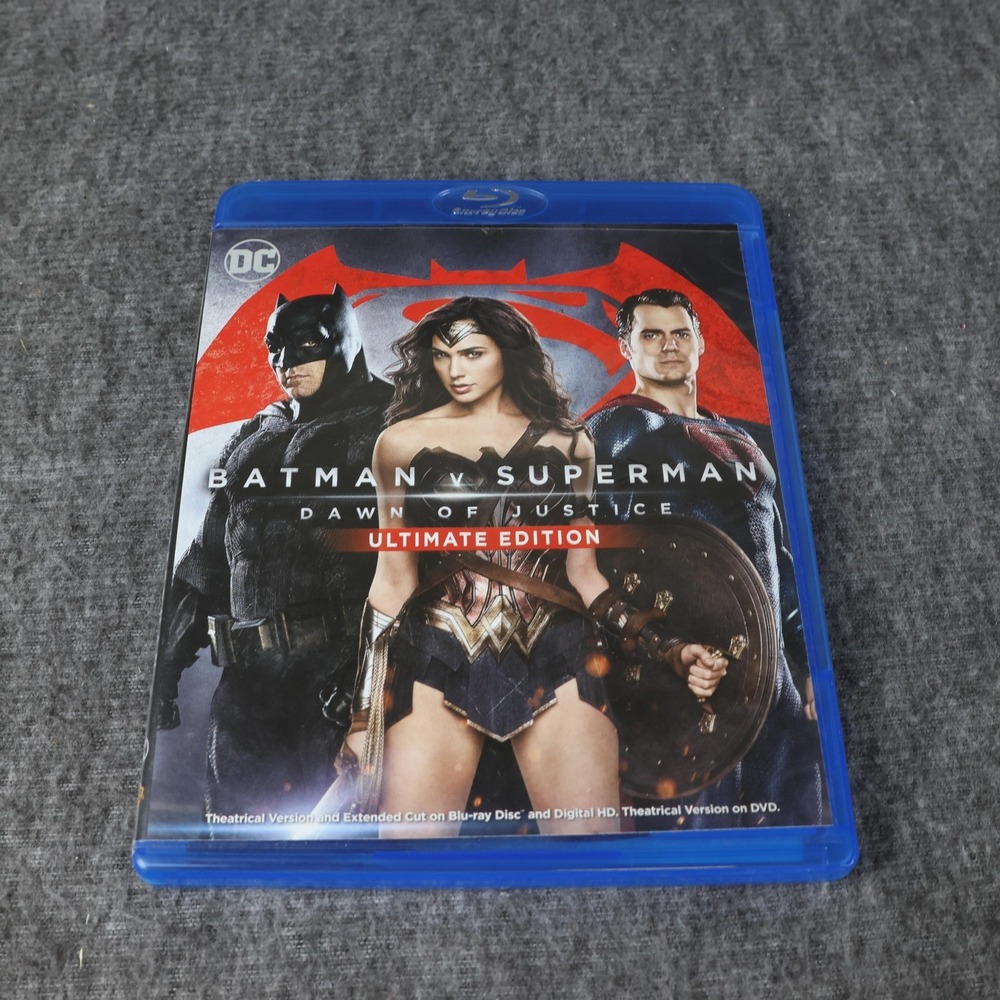 Batman V Superman Dawn Of Justice Ultimate Edition Blu-ray Movie DC Warner Bros